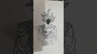 No face drawing for goku [upl. by Davies]