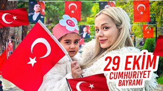 29 EKİM CUMHURİYET BAYRAMI VLOG   Gamze Karta Öykü Karta [upl. by Eversole130]