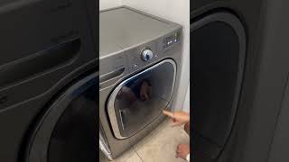 611 LG Dryer Gas Running video [upl. by Adiasteb]