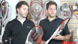 Wilson Pro Staff SixOne 95 BLX Tennis Racket Review by Stringers World [upl. by Thistle]