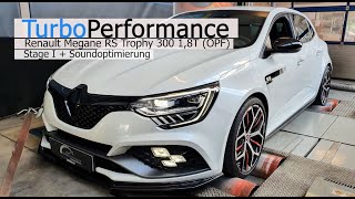 Renault Megane RS Trophy 300 18T OPF mit TurboPerformance Stage I 🤙 331 PS  481 Nm 🔥  Sound 🧨 [upl. by Teresita243]