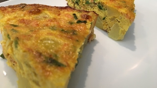 Recette Tortilla SaumonampCheddar au four [upl. by Aekerly792]