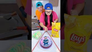 Wednesday Addams cake vs spicy ice cream challenge🍨 funny by Ethan Funny Family [upl. by Saile]