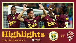 HIGHLIGHTS  Portland Timbers vs Colorado Rapids  Aug 1 2024 [upl. by Holt64]