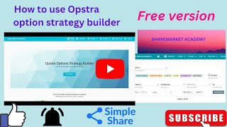 Opstra strategy builder tutorial  Opstra option strategy Builder hindi me  Opstra Paper Trading [upl. by Adieren]