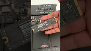 Macbook Air A1466  SSD 256GB upgrade  New Battery Replacement [upl. by Jehanna]