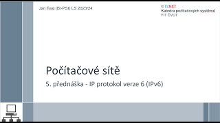 PSI202324  Přednáš č 5 [upl. by Seka]