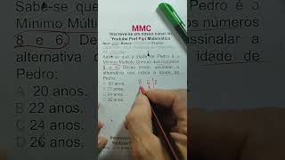 Mínimo Múltiplo Comum MMC [upl. by Moersch]