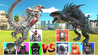 Kaiju Tournament Random 1VS1 King Titan VS Mecha Godzilla VS Shimo VS Super Godzilla ARBS [upl. by Auhsohey]