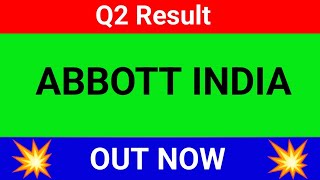 Abbott india Q2 result 2025  Abbott india results today  Abbott India share latest news [upl. by Jepum218]