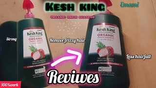 Kesh King organic onion shampoo Reviews Boost hairgrowth amp less hairfall hairgrowthtips [upl. by Petula]