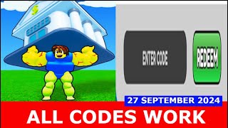 ALL CODES WORK Lifting Training Simulator ROBLOX  September 27 2024 [upl. by Burnaby]