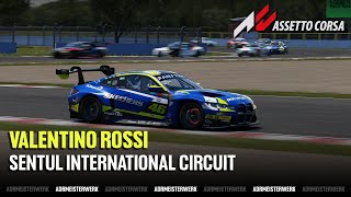 Valentino Rossi Sentul Circuit Test  Assetto Corsa [upl. by Anilak]