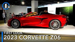 2023 Chevrolet Corvette Z06 First Look UpClose Details [upl. by Lamoureux]