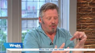 The Wright Stuff Motorbike star Charley Boorman show us his gruesome scars WrightStuff [upl. by Ailemac]