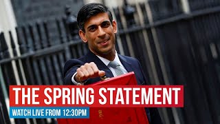 Chancellor Rishi Sunaks Spring Statement  Watch Live [upl. by Neelyak]