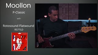 Moollon PClassic  Rotosound Flatwound RS77LD moollonpclassic rotosound pbass [upl. by Reltuc]