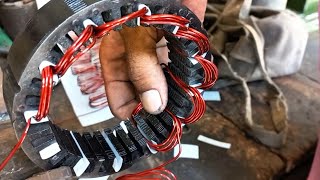 HOW TO RESTORE ALTERNATOR ARMATURE  FIAT TRACTOR ARMATURE [upl. by Shaia]