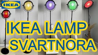 Ikea Floor Lamp Svartnora  Unboxing and Setup [upl. by Golanka154]