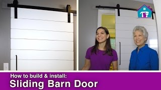 DIY Barn Door Installation [upl. by Maryjane592]