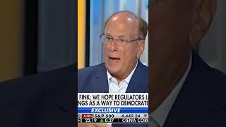 quotLarry Fink Praises Bitcoin The Technology is Fantasticquot [upl. by Ahsiekel36]