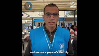 Ever wondered what the job of a UNHCR Registration Officer entails Our colleague Ahmed explains [upl. by Boar97]