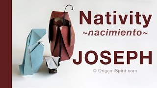 How to Make a Christmas Nativity JOSEPH  Pesebre para Navidad JOSÉ [upl. by Jacintha684]