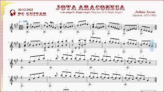 Arcas Jota Aragonesa guitar solo [upl. by Bethena645]