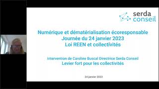 Conférence  Loi REEN et collectivités  Journée Archimag 2023 [upl. by Robi]