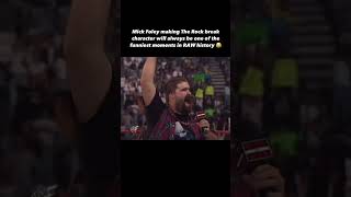 MICK FOLEY MAKING THE ROCK BREAK CHARACTER ON RAW wweshorts wwefunnymoments wwememes wwememe [upl. by Otsugua295]