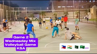 Game 2 Wednesday Mix Volleyball With Other Nationalitys volleyball subscribers [upl. by Lisbeth371]