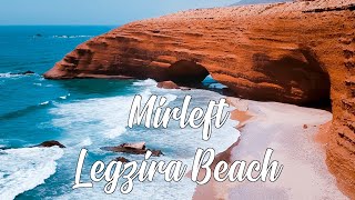 Une excursion dans la ville de Mirleft avec sa magnifique plage Legzira beacmarocroadtrip [upl. by Eigroeg]