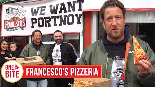 Barstool Pizza Review  Francescos Pizzeria Providence RI [upl. by Eremahs728]