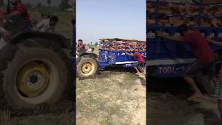 New holland 3630 amp Sonalika 60 pull big tralla gille khet kro check [upl. by Anahsor]