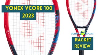 Yonex Vcore 100 2023 Tennis Racket Review [upl. by Aicertal143]