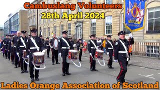 Ladies Orange Association of Scotland  Cambuslang Volunteers [upl. by Ylam]