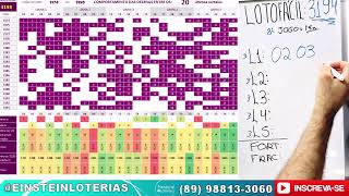 dicas e palpites 🍀🤑 LOTOFACIL 3194 sextafeira 13092024 3 JOGOS PRONTOS GRATIS 🍀🤑 [upl. by Enrika]