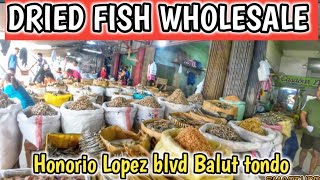 BAGSAKAN DRIED FISHfishport bulungan wholesale divisoria [upl. by Narayan]