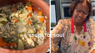 Mushroom Barley Soup for Your Morning satvik eathealthy tasty tips [upl. by Ener]