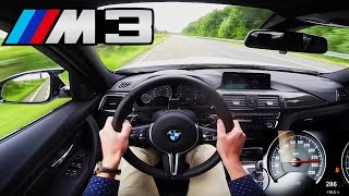 BMW M3 Competition Top Speed Acceleration Autobahn POV Sound  450 HP F80 Sedan [upl. by Nataniel279]