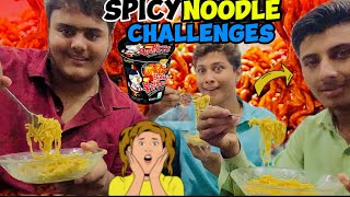 Spicy Noodle eating challenge  Nadir vlog [upl. by Whipple167]