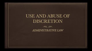 Irrationality Illegality procedural impropriety proportionality in Administrative Discretion [upl. by Arral]