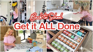 Get it All Done  Back to School All Day Clean  Sort my Life Out [upl. by Arhna]