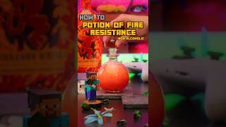 How To Make The Potion of Fire Resistance  NonAlcoholic Minecraft Drink  potions minecraft [upl. by Ahsrats]