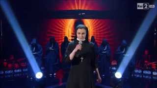 The Voice IT  Serie 2  Live 1  Suor Cristina Scuccia canta quotWhat a feelingquot [upl. by Swetiana26]