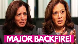 BACKFIRING How Kamala SCREWED UP a SOFTBALL INTERVIEW on CNN Looking Tired amp Weak [upl. by Atiken]