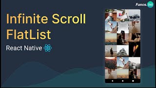 Infinite Scroll using FlatList  React Native ⚛️ [upl. by Alleoj]