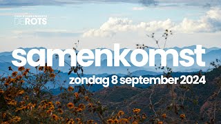 Samenkomst CG de Rots  Zondag 8 september 1400  De Tong  Spreker Dirk Lemmens [upl. by Nnelg]