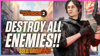 The Division 2 This Exotic Combo IS INSANE SoloGroup PVE Skill Build  Farm These MUST HAVE ITEMS [upl. by Laeira]