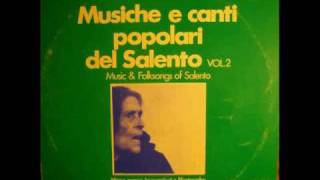 1978 UCCIA CANAJA Canzone narrativa di Cutrofiano nel Salento [upl. by Puri]